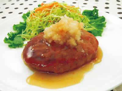 ふわふわ豆腐煮込みハンバーグ写真