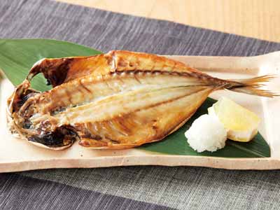 真あじの干物（島源）写真