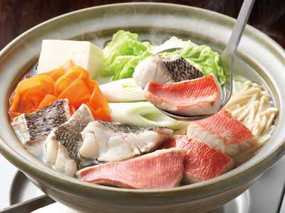 冬の味覚 なべ用切身セット(真だら・金目鯛)写真