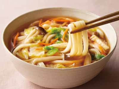 お鍋ひとつで国産野菜のあんかけうどん写真
