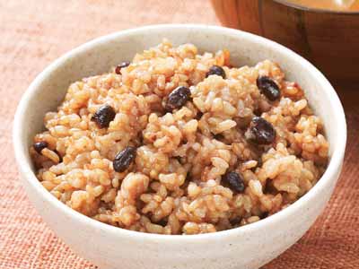 【ＢＢ半額！】もちもち寝かせ玄米ごはん（小豆ブレンド）写真