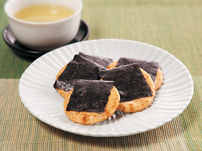 【ＢＢ半額！】富士見堂の成清さん海苔せんべい写真