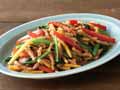 【ＢＢ半額！】冷凍　野菜炒めに！大地うまみこい豚カタ細切・バラ凍結_2