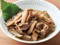 黒毛和牛とごぼうのすき煮（あっさり風味）