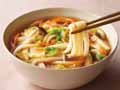お鍋ひとつで国産野菜のあんかけうどん