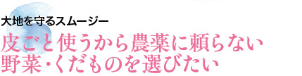 大地を守るスムージー